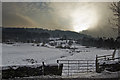 Snowy Chevin Sunset