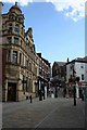 Pedestrianised street in Stockport