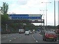 M25 Motorway, Westbound, Approaching Junction 9 For The A243