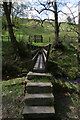 Footbridge over Turnhole Clough