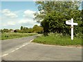 Road junction where Main Road meets School Road