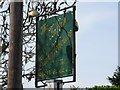 Detail on the pub sign, Hothfield