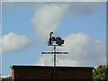 Traction engine weather vane