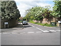 Looking from Beach Road into Brent Court