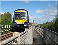 NO1223 : Aberdeen train on the bridge by Lis Burke