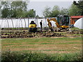 Works underway at the plant nursery, Chawston