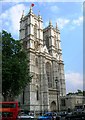 TQ3079 : Western entrance, Westminster Abbey, Broad Sanctuary SW1 by Robin Sones