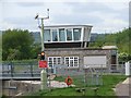 Control room for the swing bridges at Countess Wear