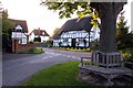 Benches round a horse chestnut tree in West Hagbourne