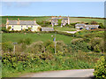 NT cottages on road to Pentire Farm