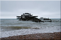 TQ3003 : The remains of West Pier by william