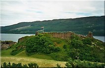NH5328 : Urquhart Castle from Visitor Centre by Whatlep