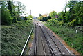 Railway line looking south from Wimblehurst Rd bridge