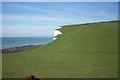 TV5396 : View towards Seven Sisters by Paul Gillett