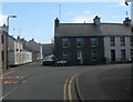 Sharp bend in London Road, Bodedern