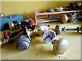 Antique door knobs