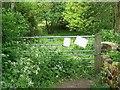 Gate to Kaye Meadows, Oughtibridge