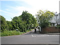 Looking across Bacon Lane and down Stamford Avenue