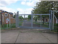 Camp gates near Chelveston