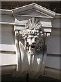 TQ3080 : Lion's head above the entrance of Burleigh Mansions, St. Martin's Lane, WC2 by Mike Quinn