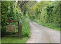 Biggin Hall Lane looking west, Thurlaston