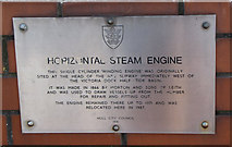 TA0928 : Morton Steam Engine plaque by George Robinson