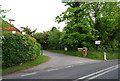 Rowfold Grange Postbox, A272, entrance to Rowfold Grange