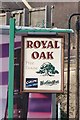 The Royal Oak Pub Sign, Blackburn Road, Sheffield