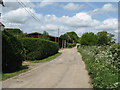 Bridleway junction at Claylands Farm