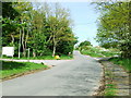 Road junction to Warren Hill