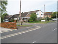 Approaching the junction of Hollow Lane and Elm Close