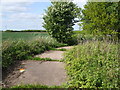 Track to Spaldington Water Tower