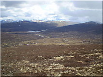 NN8781 : View from near top of Beinn Bhreac by Alec Stalker