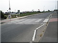 SZ7298 : Zebra crossing on Seafront by Basher Eyre