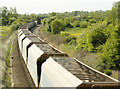 2009 : Empty stone train approaching Great Cheverell