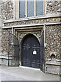 St Mary the Virgin, Great Dunmow, Essex - West door