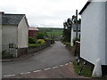 Hele looking towards the railway crossing