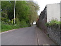 Road to Bradninch behind Hele Mill