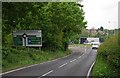 Approaching the Somerhill roundabout on Tudeley Rd