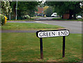 Street sign, Green End