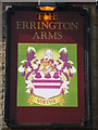 NY9868 : Sign for The Errington Arms by Mike Quinn