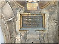 Commemoration Plates on Weather Gauge.