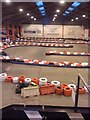 Indoor kart racing track