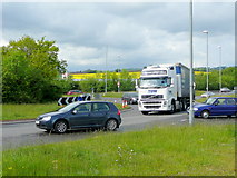 SO6025 : A40/A449 roundabout, Ross-on-Wye 1 by Jonathan Billinger