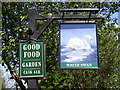 The White Swan Public House sign, Conington