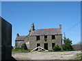 Abandoned farmhouse at Four Crosses, Rhosgoch