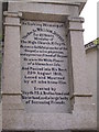 Memorial inscription for The Rev. Dr. William Jeffrey