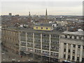 Pub and cityscape from the Nottingham Eye