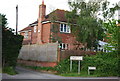 Footpath off London Rd just as it enters Tonbridge