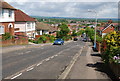 Looking down Weald View Rd